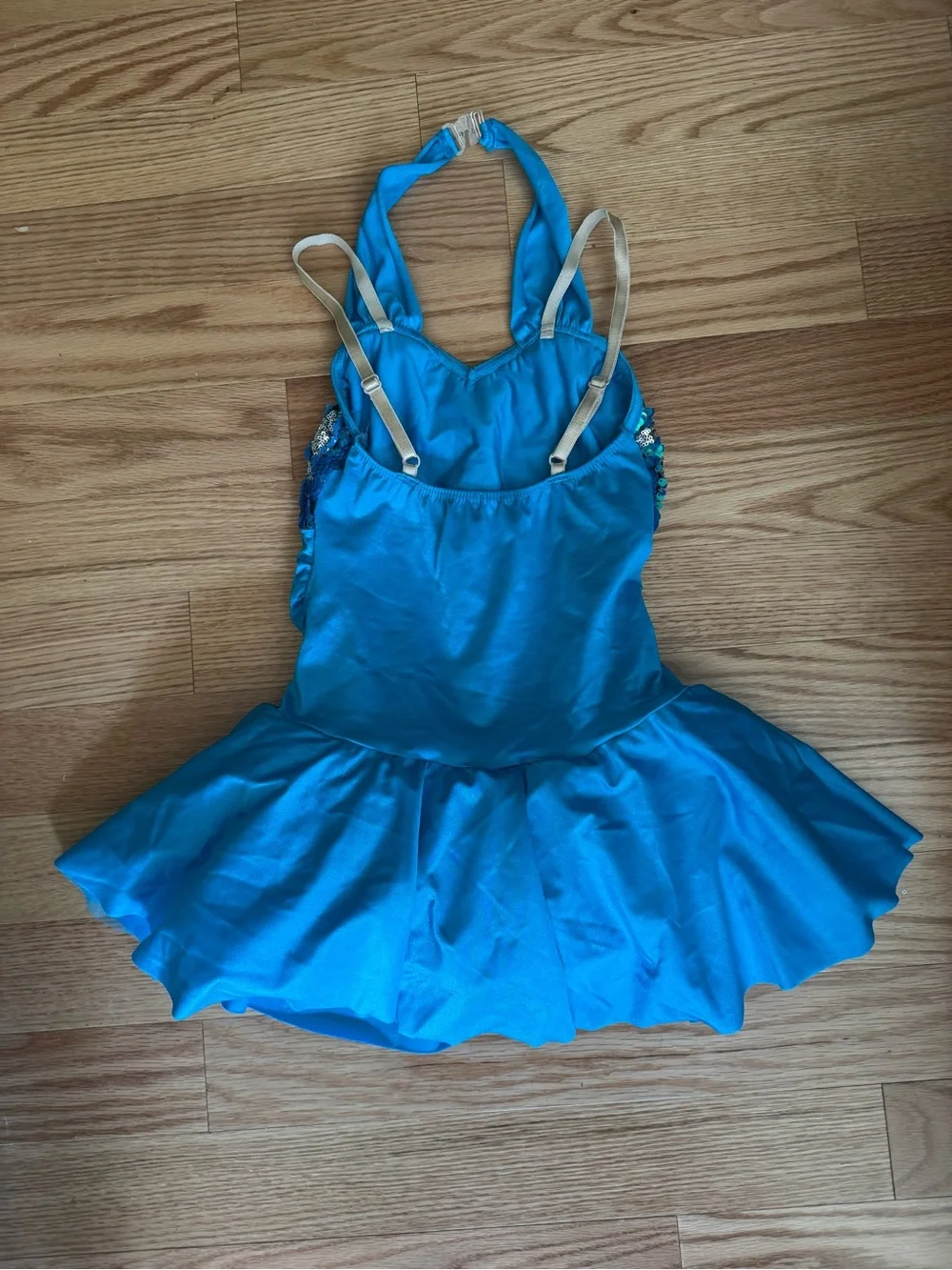 Costume Gallery Blue Sequin Halter Kids Costume - child large